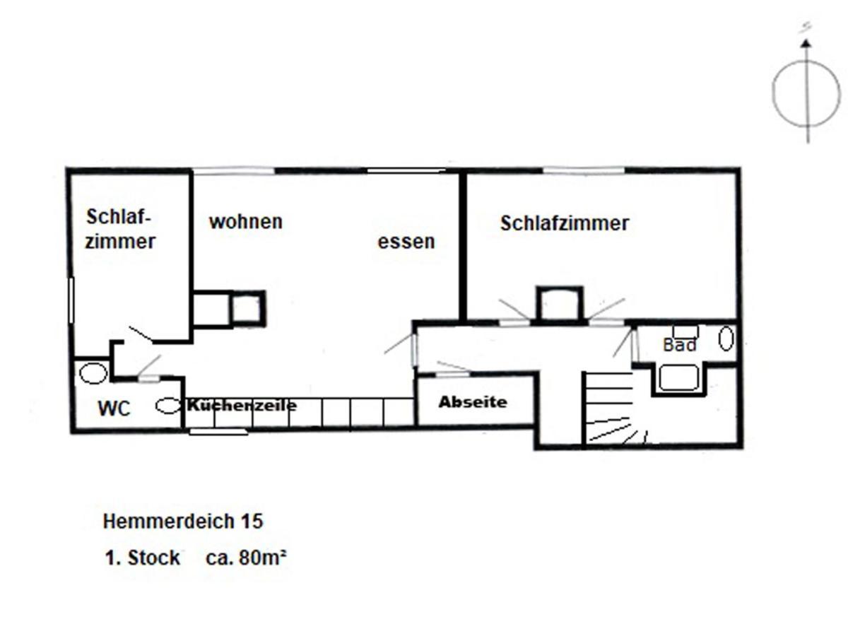 Villa Eider-Daus Oldenswort Exterior foto